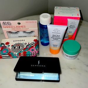BRAND NEW DRUNK ELEPHANT,LANCÔME, ARDELL LASHES & SEPHORA MIRROR!!